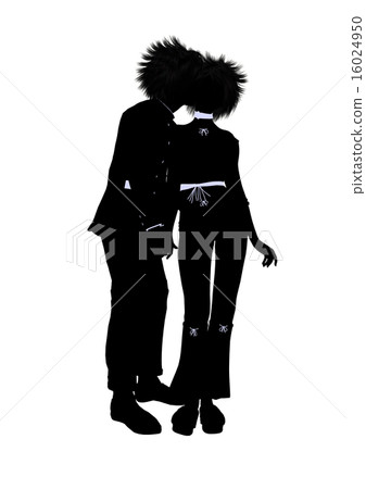 Couple Illustration Silhouette 16024950