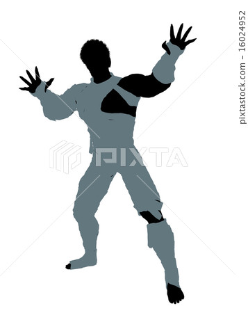 African American Male Mummy Illustration Silhouette African American Male Mummy Illustration Silhouette 16024952