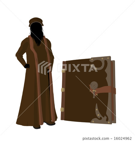 Leonardo Da Vinci Illustration Silhouette 16024962