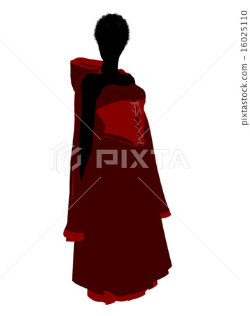 Little Red Riding Hood Silhouette Illustration 16025110