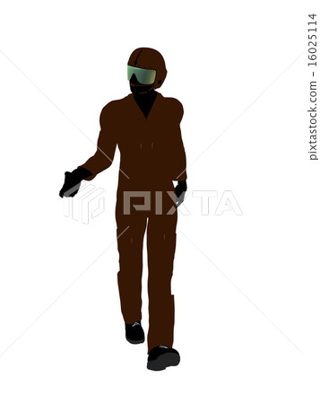 Male Pilot Illustration Silhouette Male Pilot Illustration Silhouette 16025114