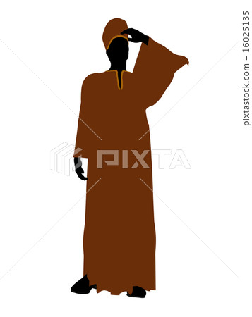 Male Robed Illustration Silhouette Male Robed Illustration Silhouette 16025135