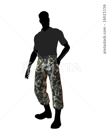 Male Soldier Illustration Silhouette Male Soldier Illustration Silhouette 16025156