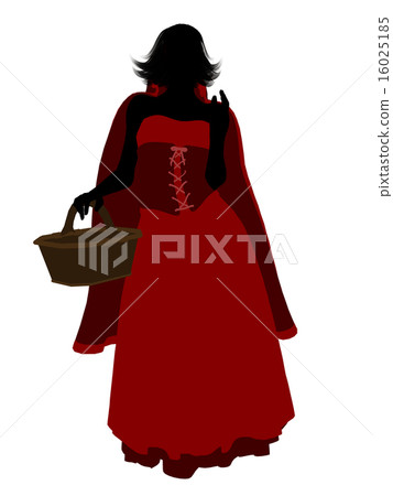 Little Red Riding Hood Silhouette Illustration Little Red Riding Hood Silhouette Illustration 16025185