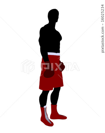Male Boxer Illustration Silhouette 16025234