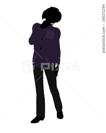 Casual Woman Illustration Silhouette 16025294