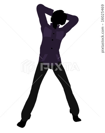 Casual Woman Illustration Silhouette Casual Woman Illustration Silhouette 16025469