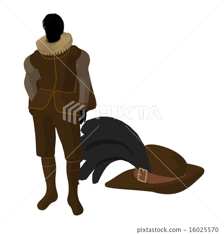 William Shakespeare Illustration Silhouette 16025570