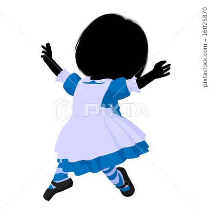 Little Alice In Wonderland Silhouette 16025870