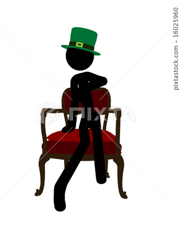 St. Patricks Day Stickman Illustration Silhouette St. Patricks Day Stickman Illustration Silhouette 16025960