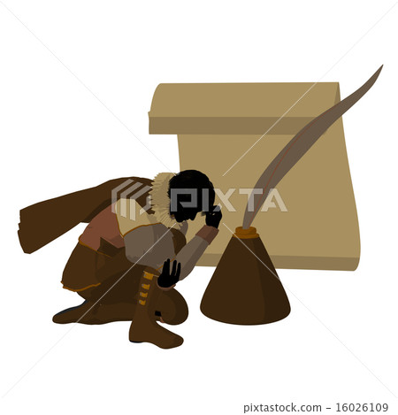 William Shakespeare Illustration Silhouette 16026109