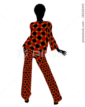 African American Lingerie Silhouette 16026445