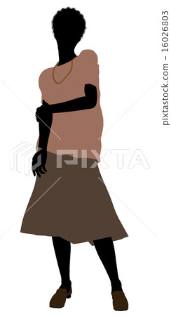 Grandmother Illustration Silhouette 16026803