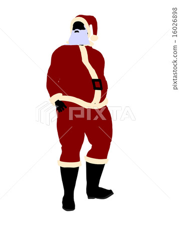 Santa Claus Silhouette Art Illustration Santa Claus Silhouette Art Illustration 16026898