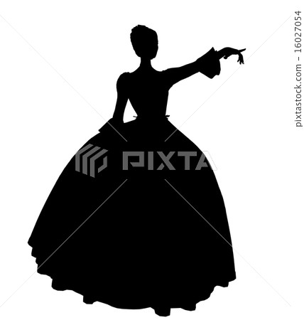 Cinderella Silhouette Illustration Cinderella Silhouette Illustration 16027054