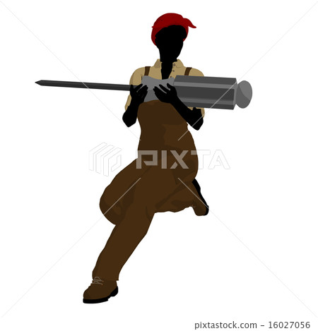 Female Mechanic Silhouette Female Mechanic Silhouette 16027056