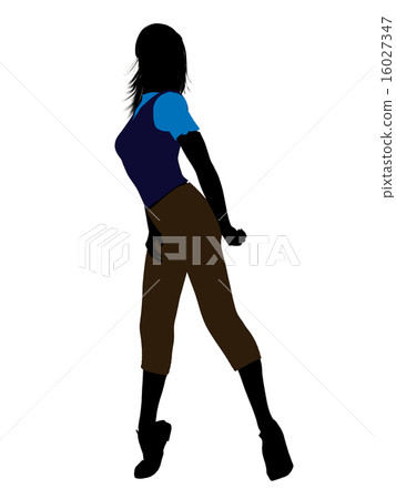 Casual Woman Illustration Silhouette 16027347