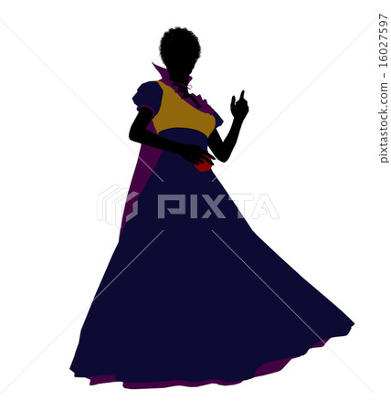 Snow White Silhouette Illustration 16027597