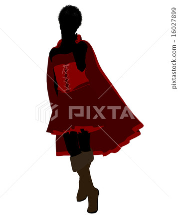 Little Red Riding Hood Silhouette Illustration Little Red Riding Hood Silhouette Illustration 16027899