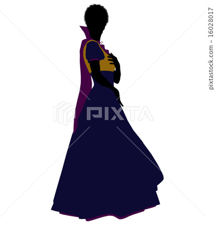 Snow White Silhouette Illustration 16028017