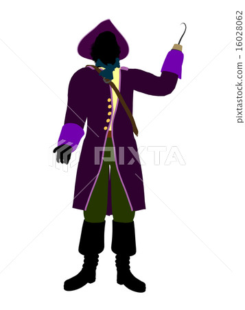 Captain Hook Silhouette Illustration Captain Hook Silhouette Illustration 16028062