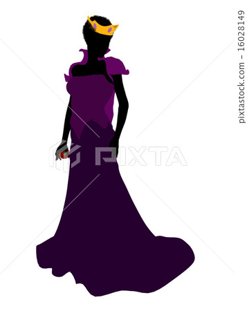 Evil Queen Silhouette Illustration 16028149