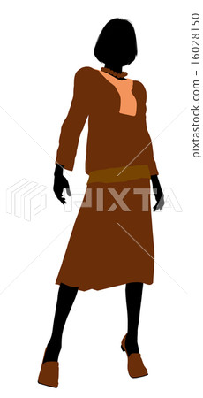 Conservative Female Illustration Silhouette 16028150