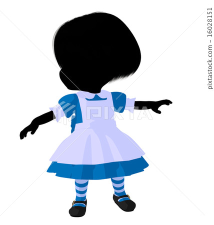 Little Alice In Wonderland Silhouette 16028151