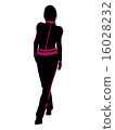 Female Workout Silhouette 16028232