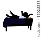 Baby Illustration Silhouette 16028238