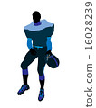 Male Football Player Illustration Silhouette 16028239