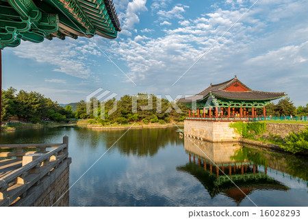 Anapji Pond at Sunset 16028293