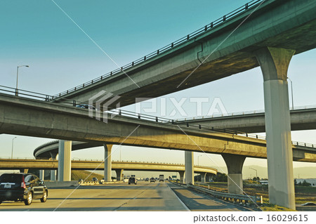 California Highway at dusk 16029615