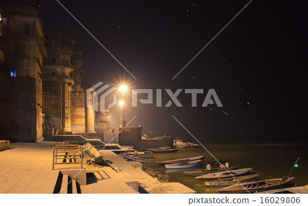 Holy ghat of varanasi, dead city 16029806