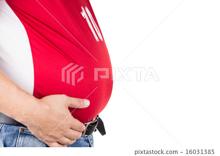 Man with unhealthy big belly Man with unhealthy big belly 16031385