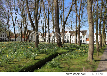 世界遺產Beguinage修道院布魯日比利時 16031706