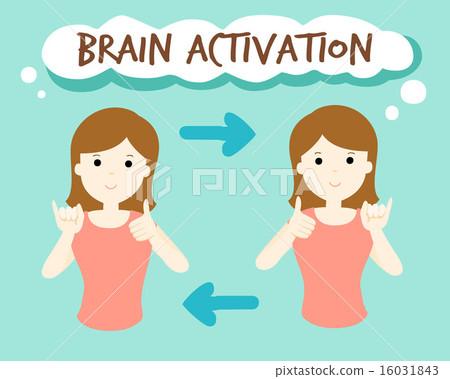 brain activation by finger exercise vector 16031843