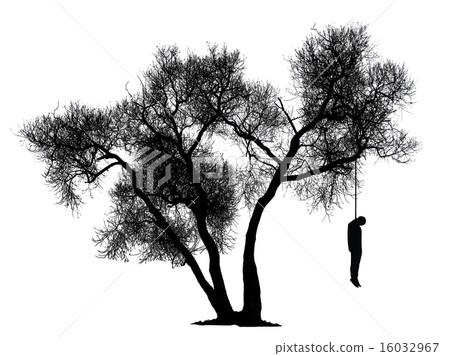 man hanging on a tree 16032967