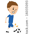 Soccer knee pain injury 16035093