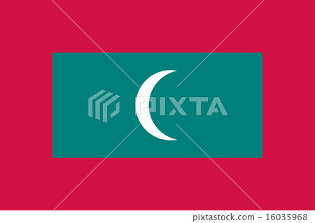 Maldives flag 16035968