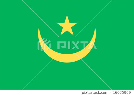 Mauritania flag Mauritania flag 16035969