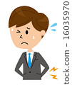 Businessman low back pain 16035970