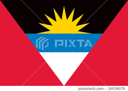 Antigua and Barbuda flag Antigua and Barbuda flag 16036076