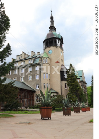 Old spa house at Swieradow Zdroj in Poland Old spa house at Swieradow Zdroj in Poland 16036237