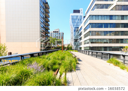 The High Line in New York City in the Spring The High Line in New York City in the Spring 16038572
