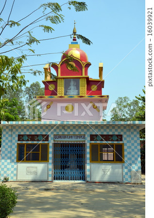 Buddhist temple in Kushinagar, India Buddhist temple in Kushinagar, India 16039921