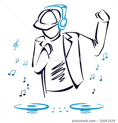 DJ mixing music 16041429