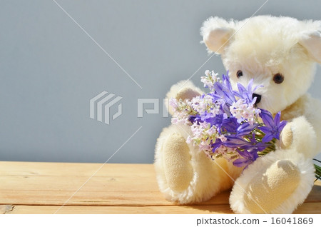 Bouquet and teddy bear of Triterarea 16041869