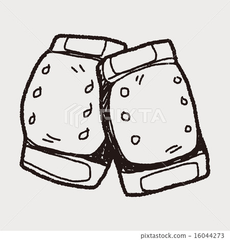 knee pads doodle knee pads doodle 16044273