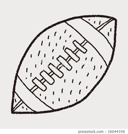 football doodle drawing 16044356